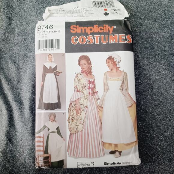Costume Patterns Set of 4 New- Never Cut - Picture 4 of 15